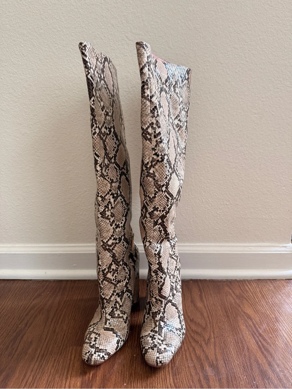 Zara faux snake boots